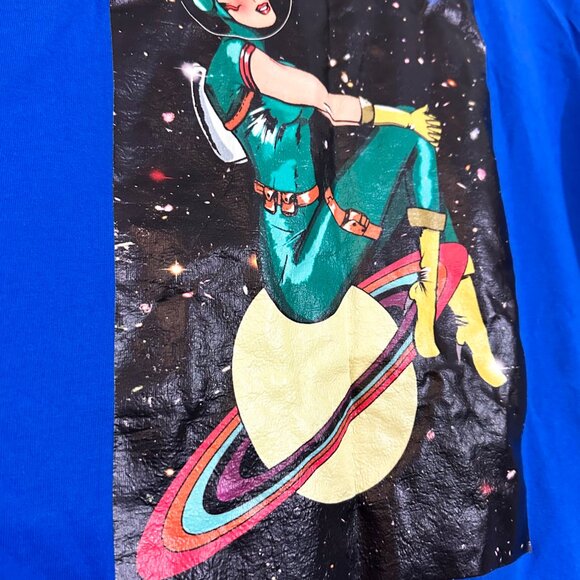 Billionaire Boys Club Space Girl Graphic Tee XXL Blue - Picture 3 of 6